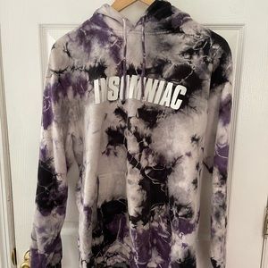 Insomniac Purple/Black Tie Dye Hoodie